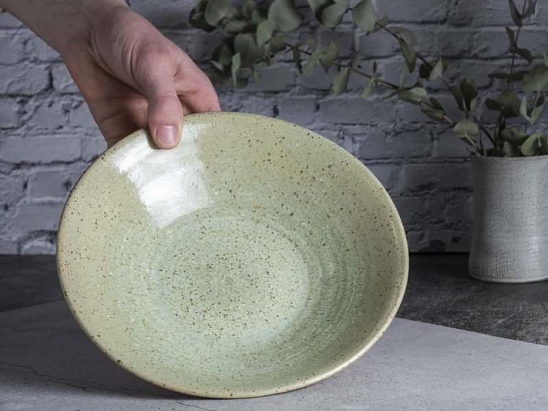 Pasta plate 26cm, Green Dream Series - Image 4