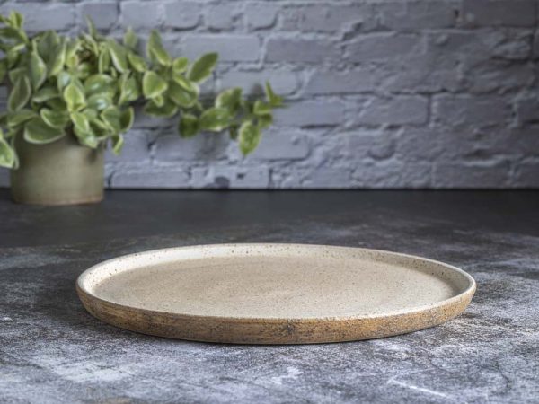 Large dinner plate 26cm Creme Matte Series