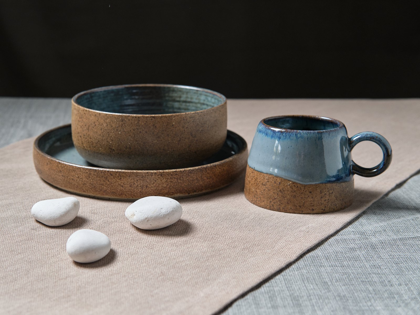 Elements breakfast set- blue - Image 5