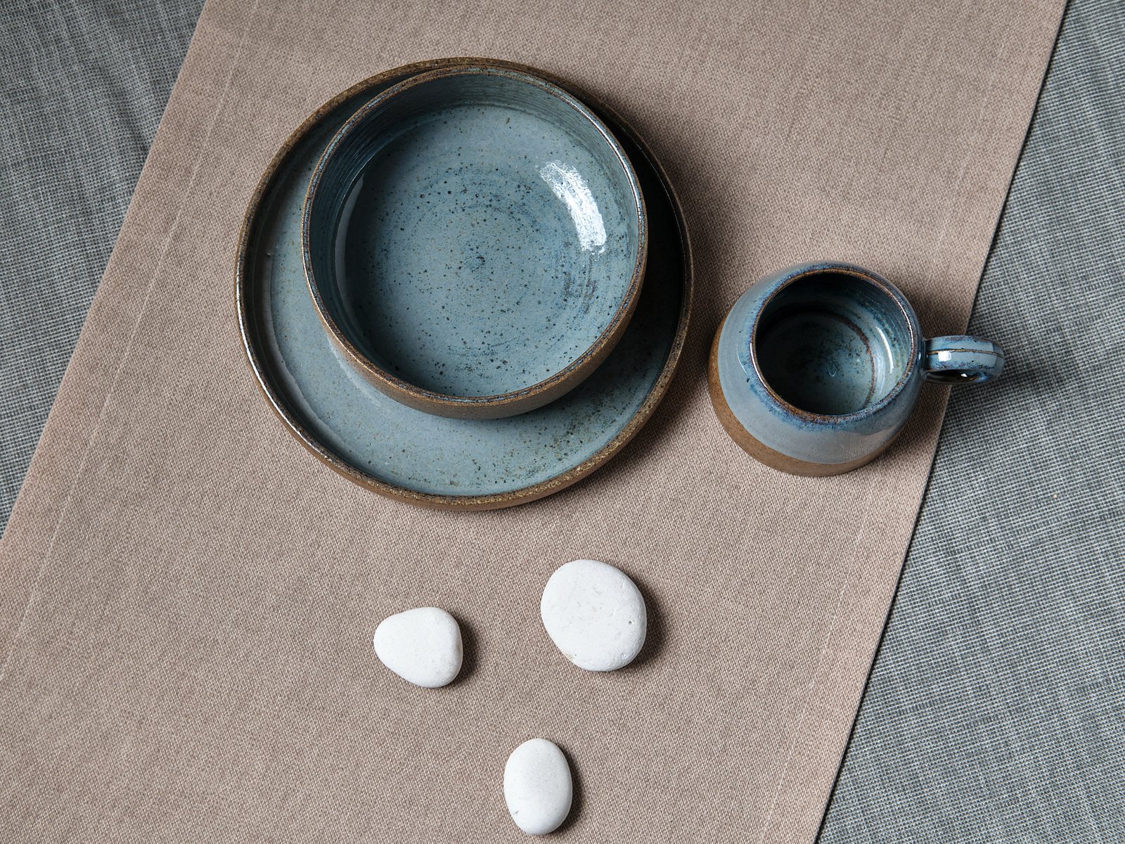 Elements breakfast set- blue - Image 4