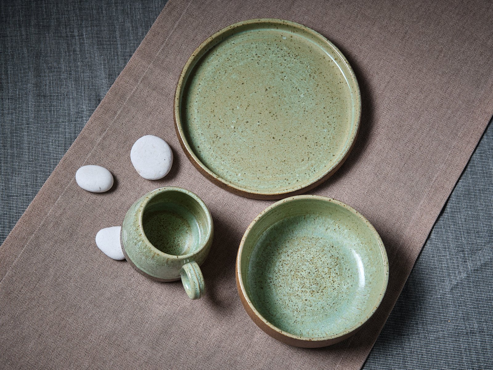 Elements breakfast set- green - Image 6