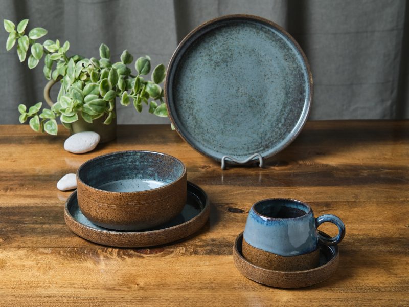 Elements Bowl- Rustic Blue - Image 4