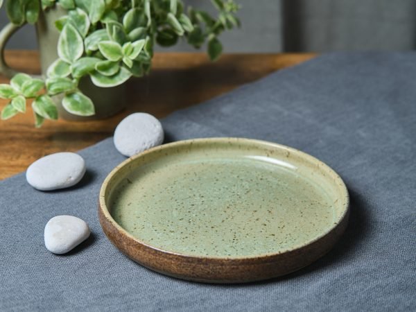Elements Dinner Plate 22cm- Rustic Green