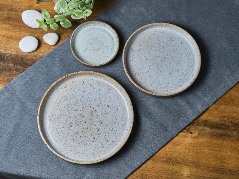 Elements Dinner Plate 22cm- Rustic White - Image 2
