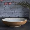 Medium dinner plate 22cm, White Rustic Series