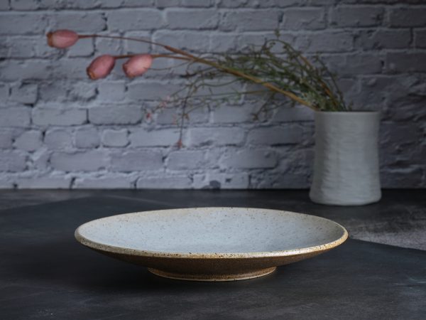 Large dinner plate cca 27cm, White Rustic Series