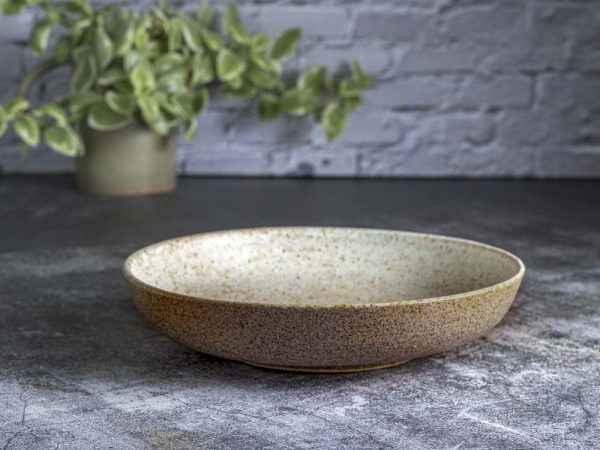 Medium dinner plate 22cm, Creme Matte Series